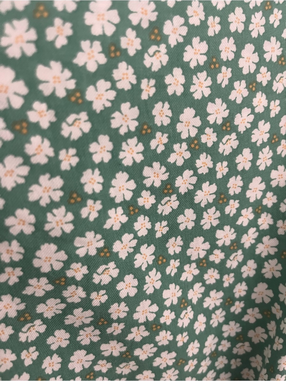 Reformation Green Floral Polka Dot Wrap Dress - Picture 7 of 7